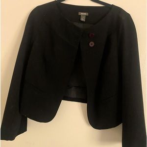 Kenneth Cole Reaction black short blazer.  Size 10.